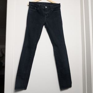 J Brand Pencil Leg, Black Jeans